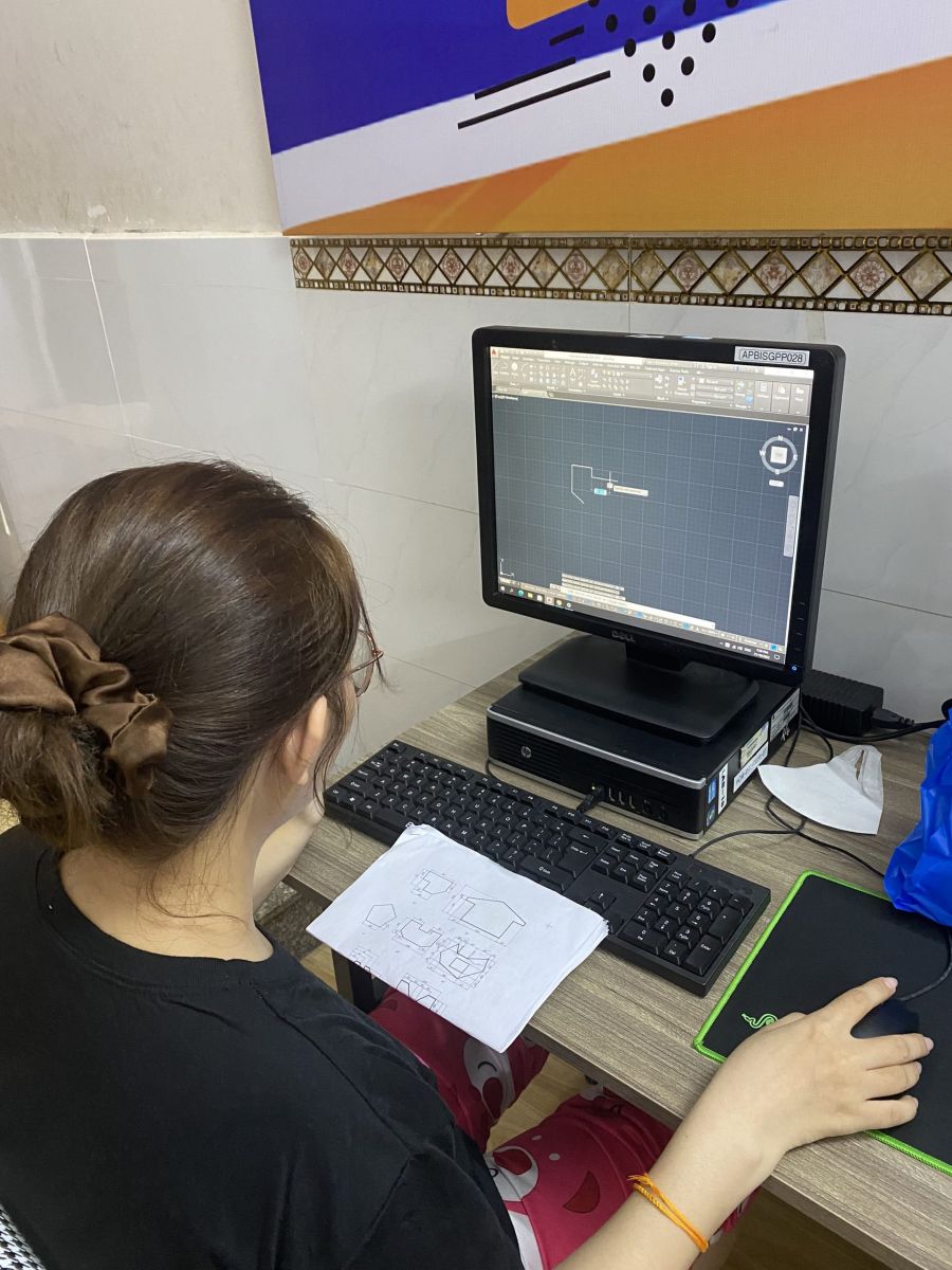 học viên tham gia khóa học autocad tin học sao việt