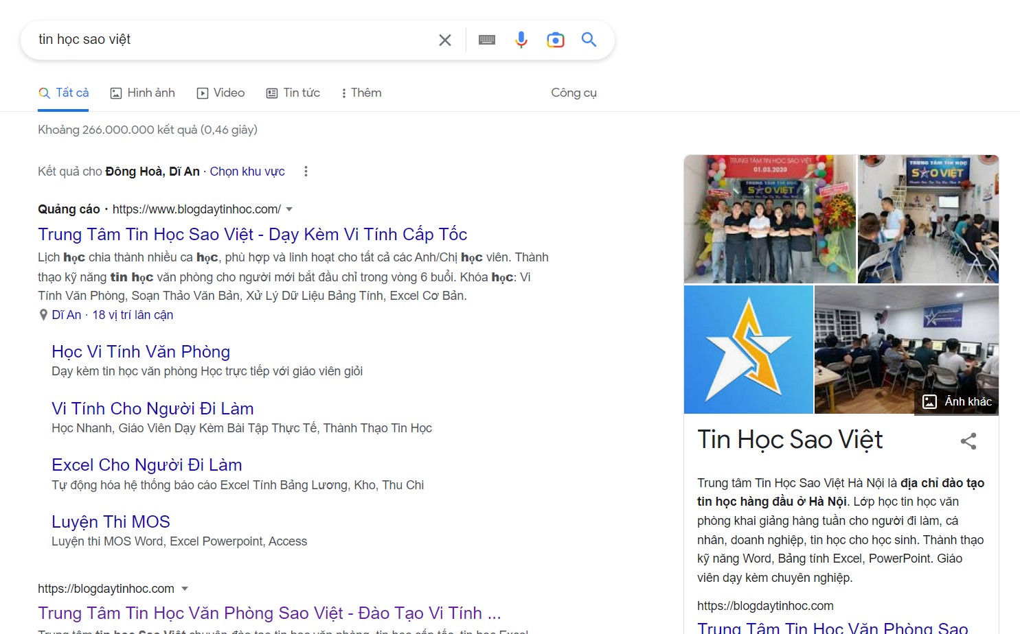 Tin Học Sao Việt luôn được đánh giá cao từ học viên