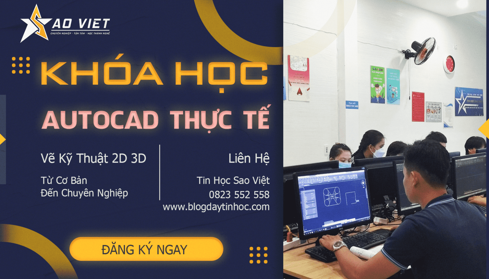 Học autocad ở quận Hà Đông