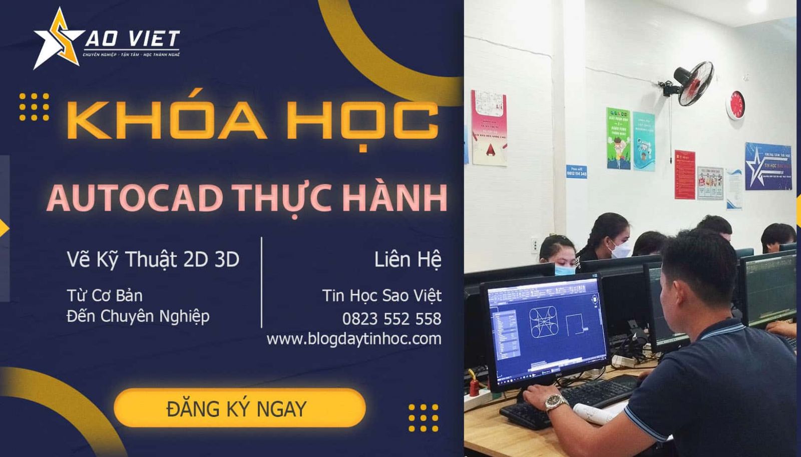 khóa học autocad tphcm