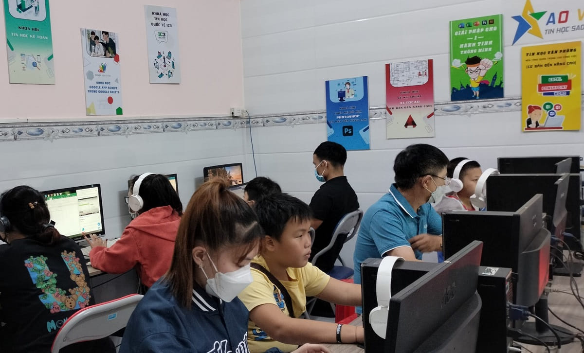 Đào tạo vi tính tại Long Biên