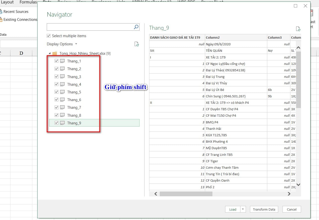 hình ảnh sử dụng phím tắt shift