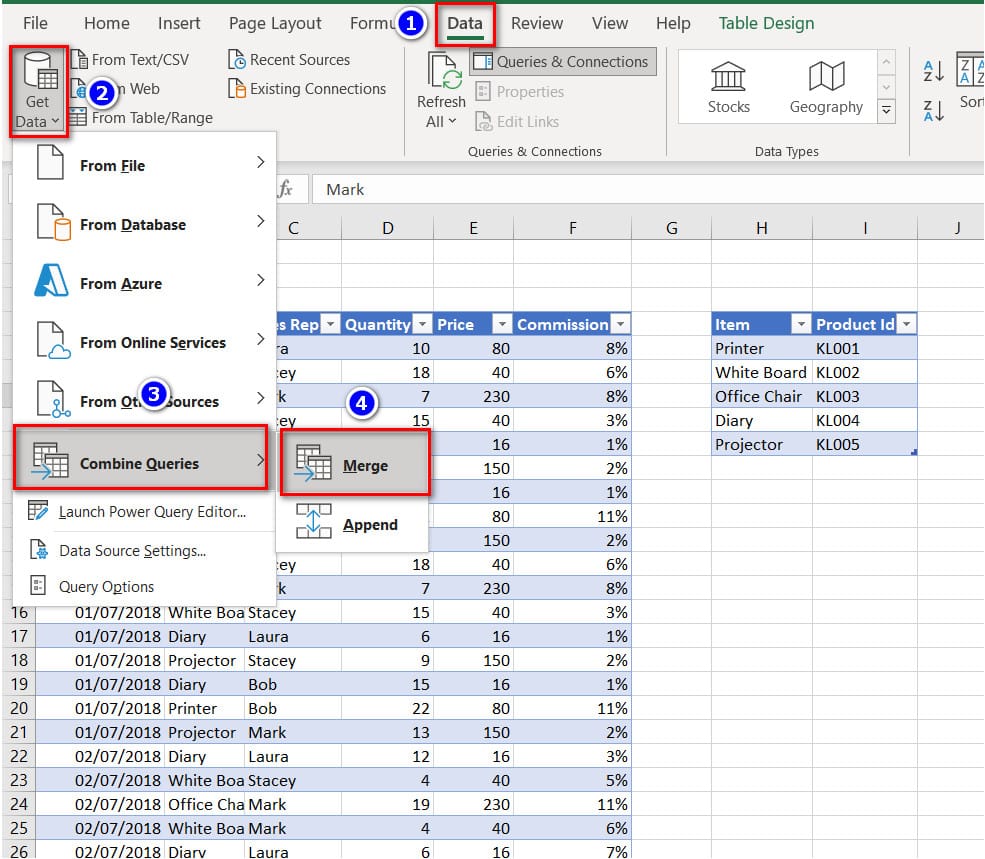 hình ảnh chọn merge dữ liệu