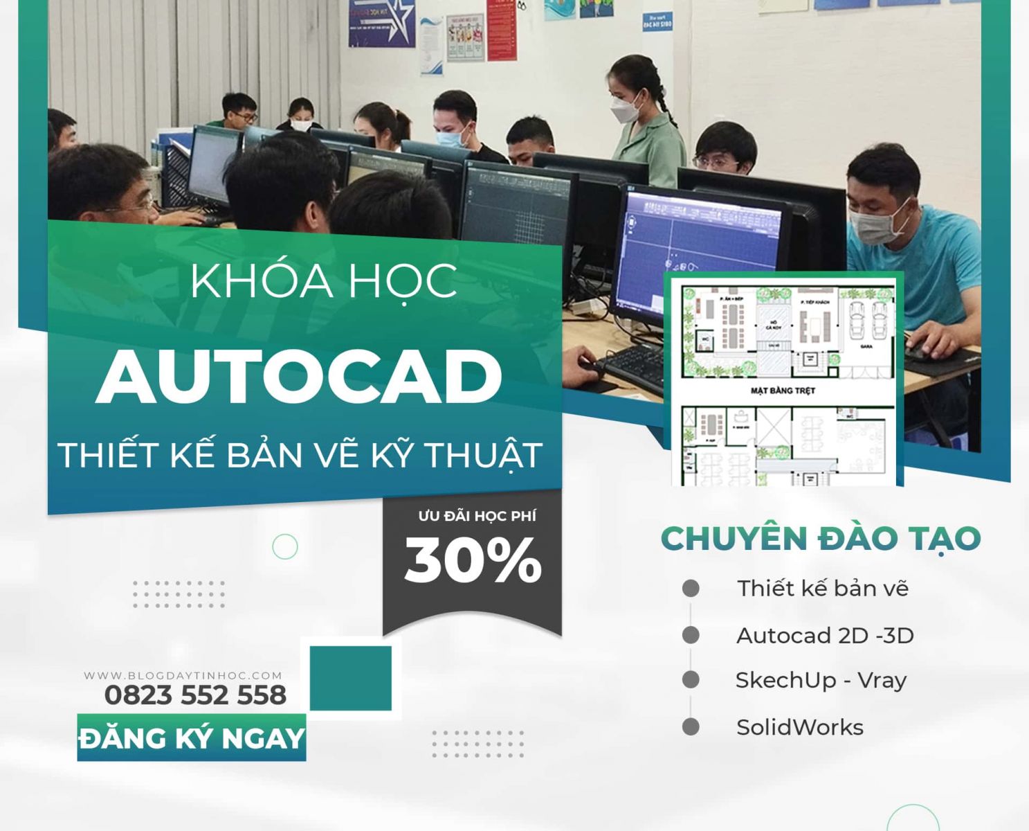 Khóa học Autocad ở quận Ba Đình