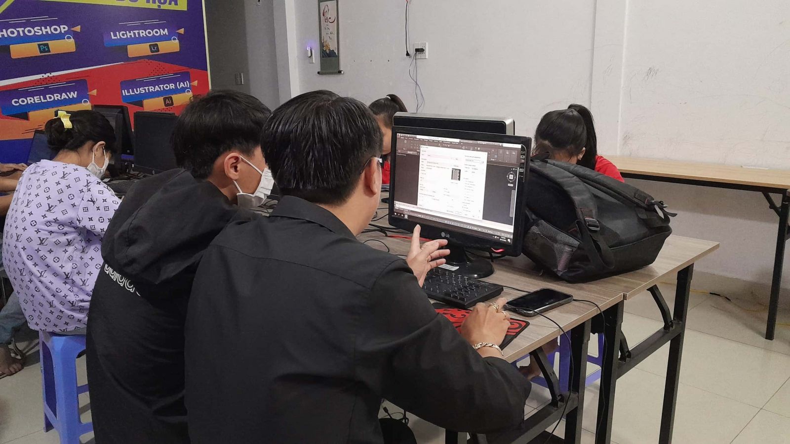 Học viên khóa học autocad tại quận Hoàn Kiếm