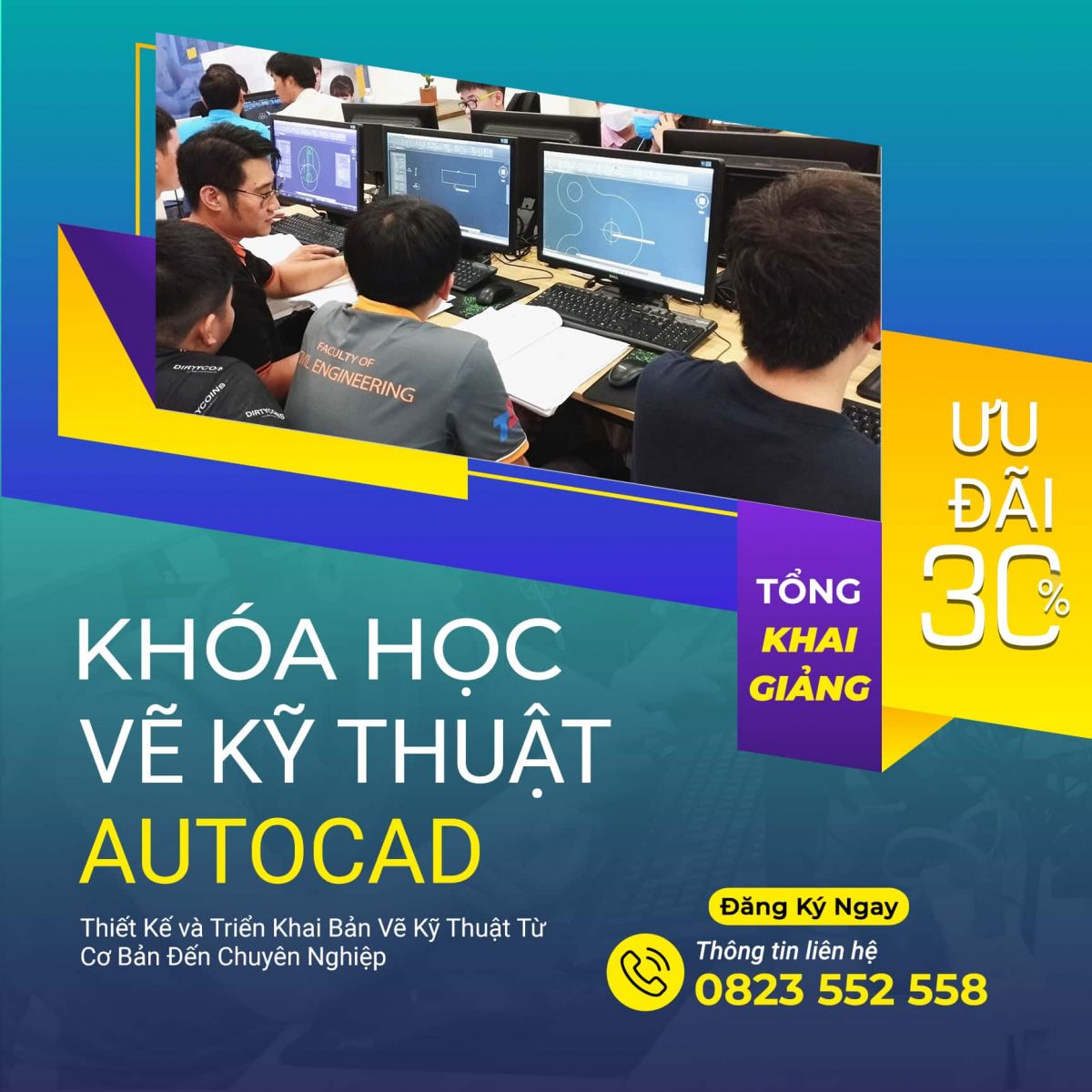 Khóa học Autocad ở quận Bắc Từ Liêm