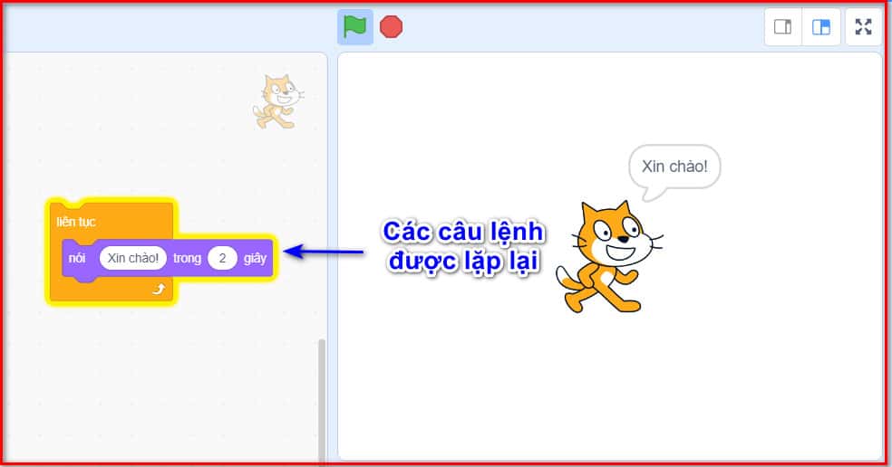 Lặp liên tục