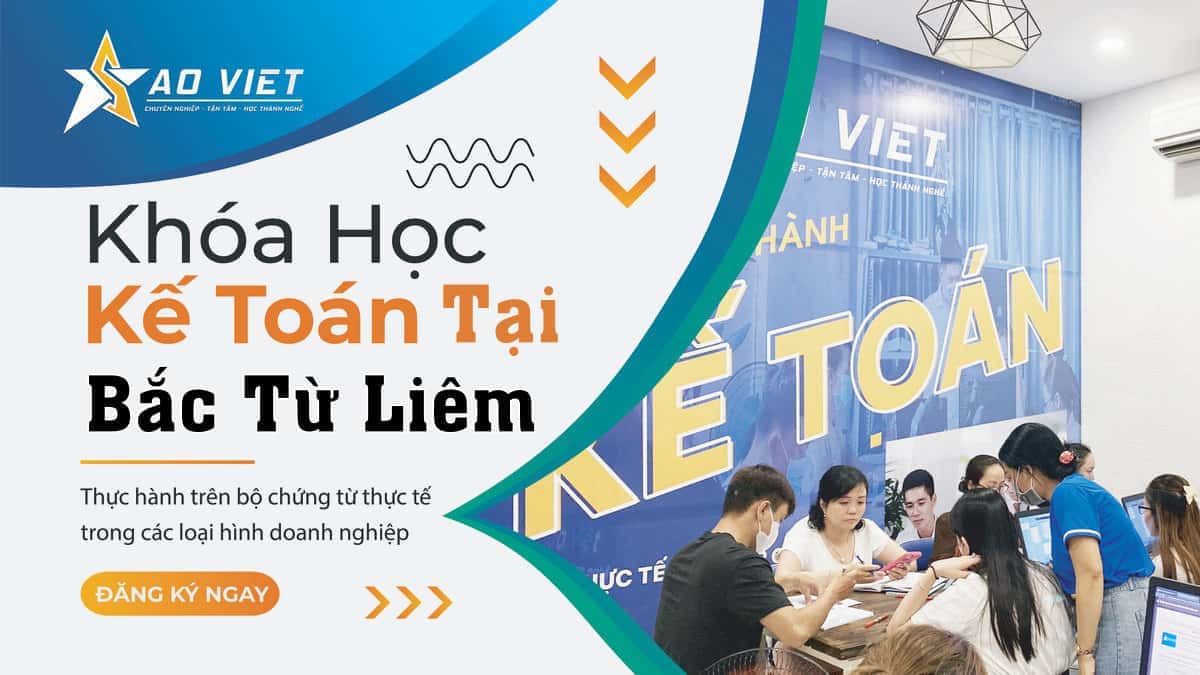 khóa học kế toán bắc từ liêm