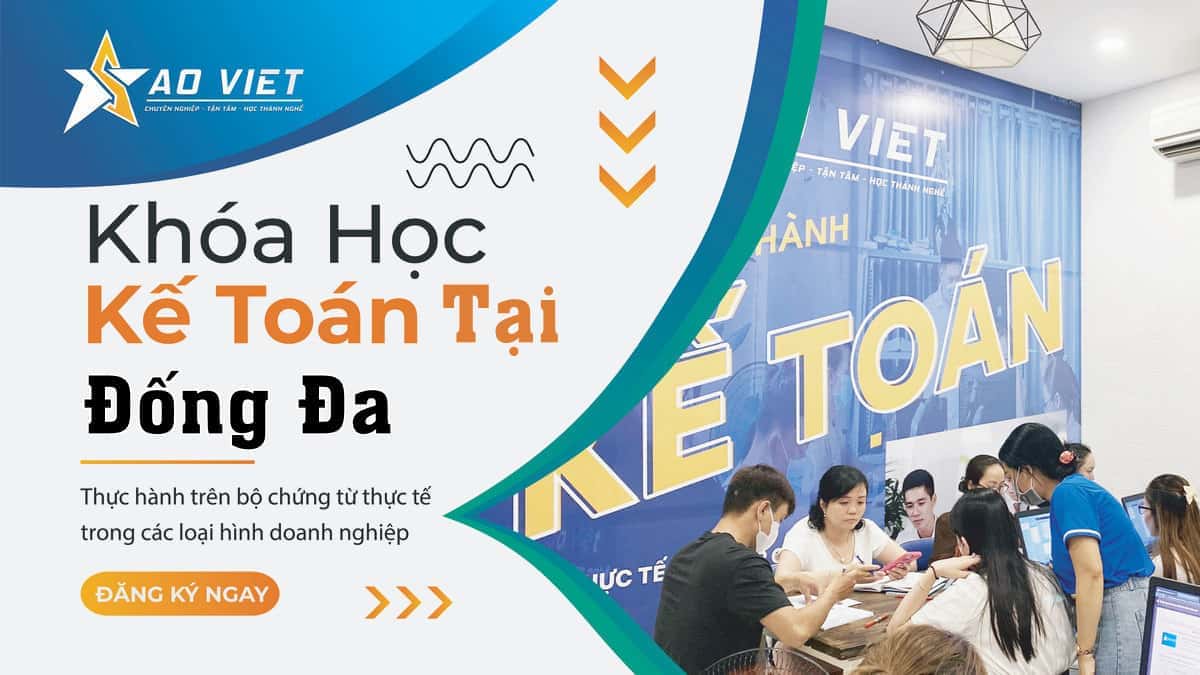 khóa học kế toán đống da