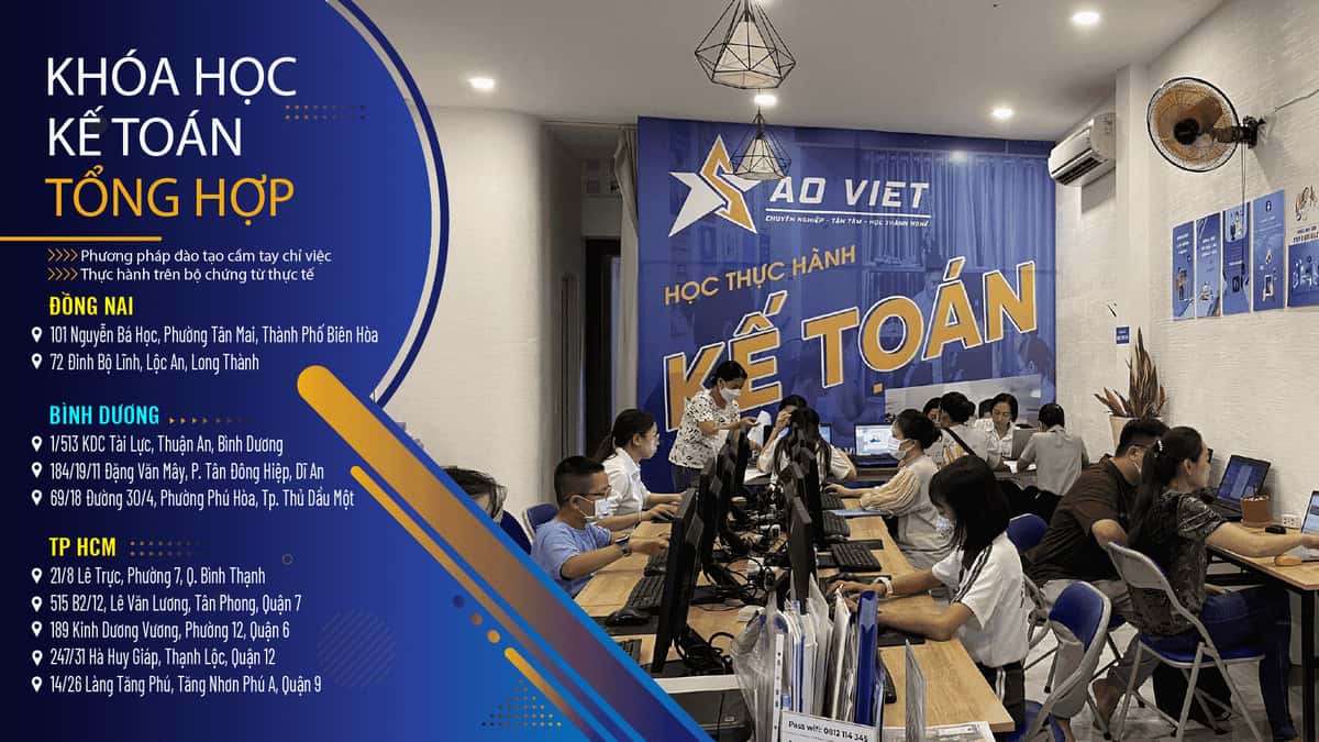 khoá học kế toán tại tphcm