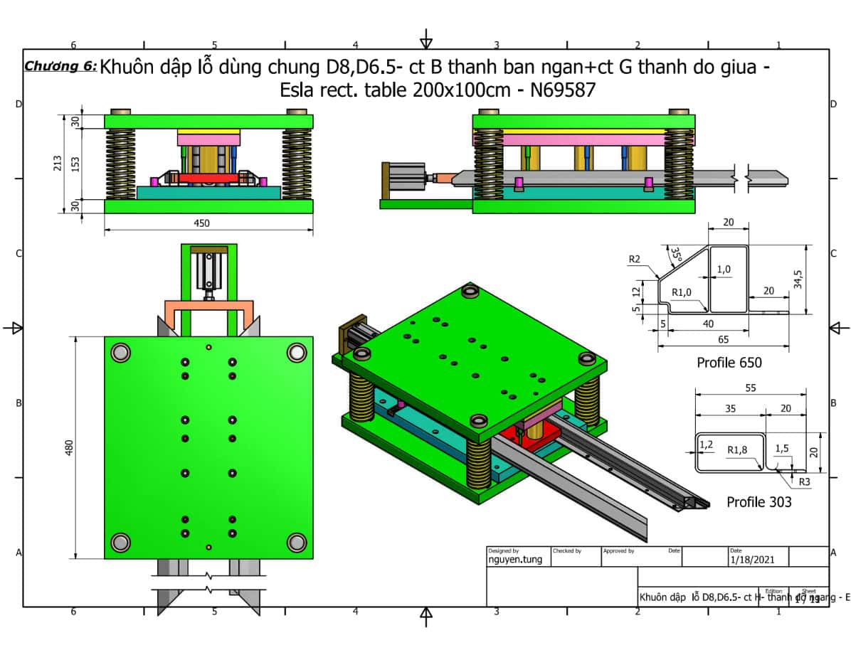 Học thiết kế bản vẽ cơ khí
