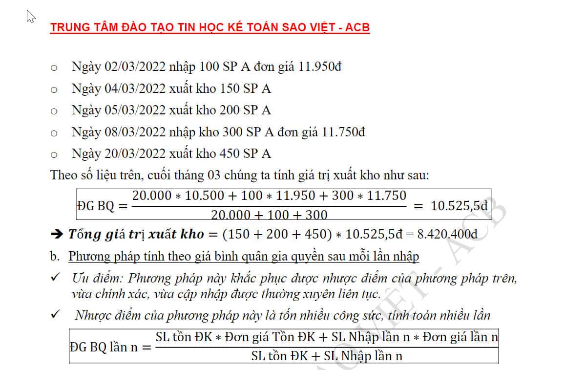bài tập thực hành kế toán cho người mới bắt đầu