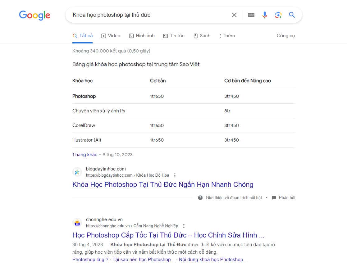 đào tạo seo thủ đức