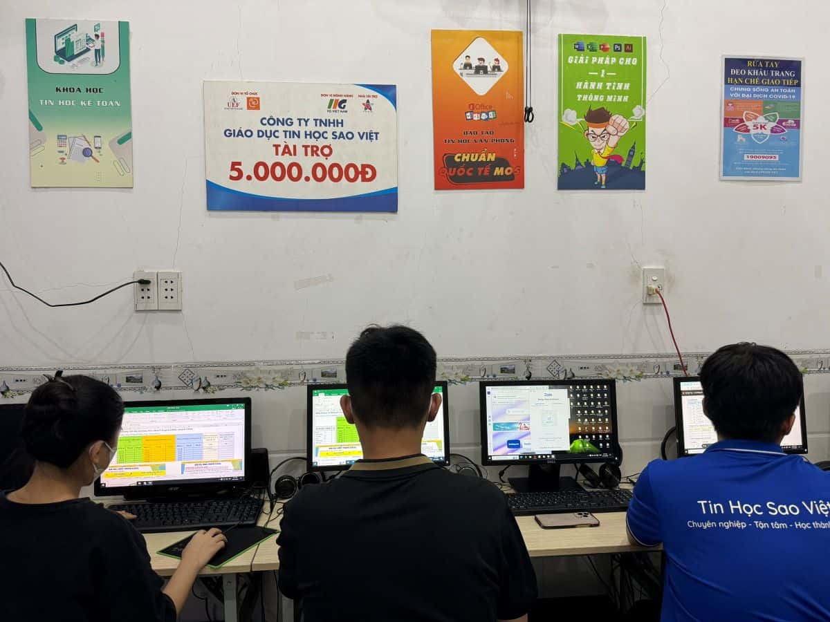 Lớp học Excel tại Quận 5