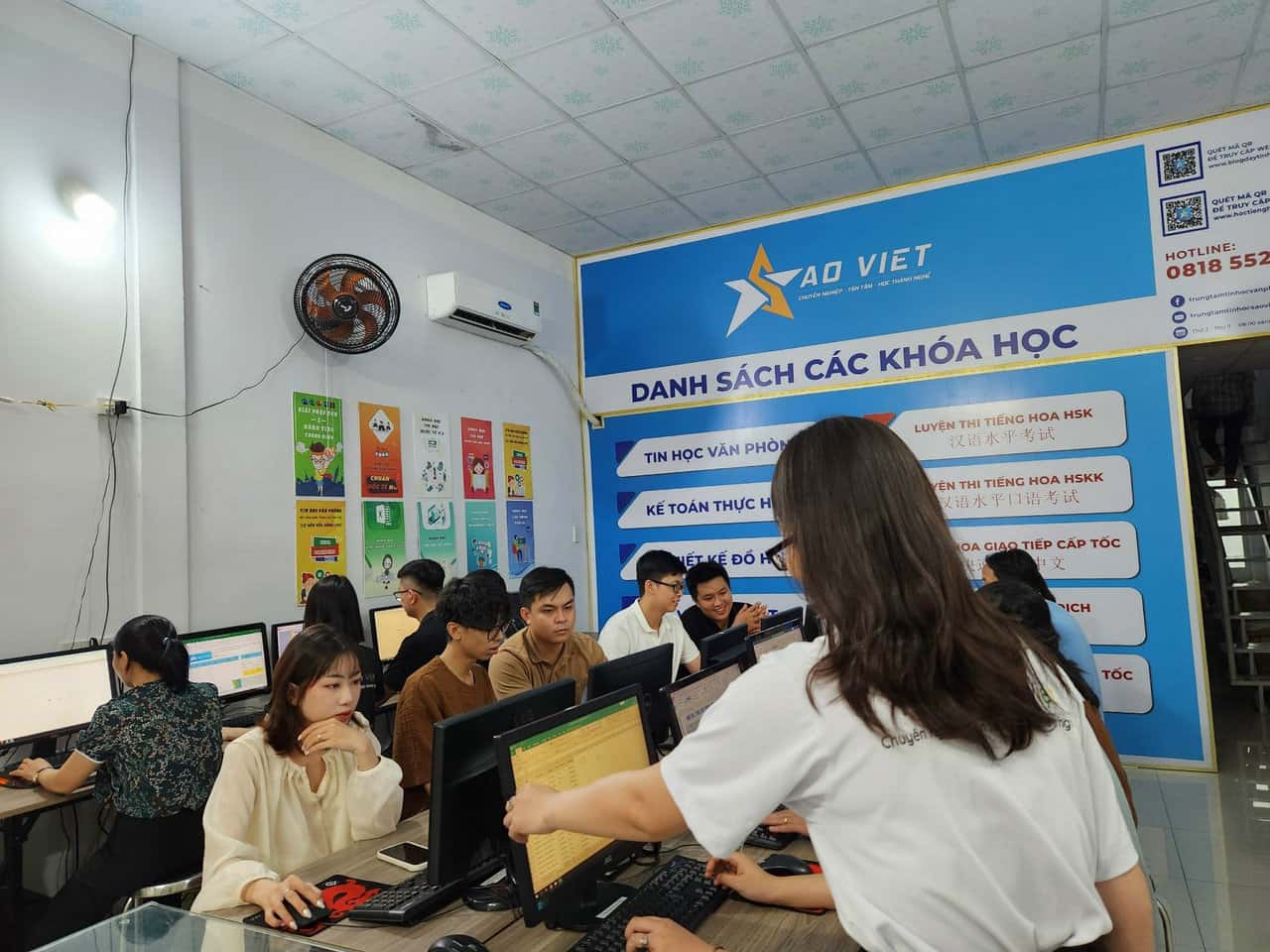 Học tin học văn phòng - Trung Tâm Tin Học Sao Việt