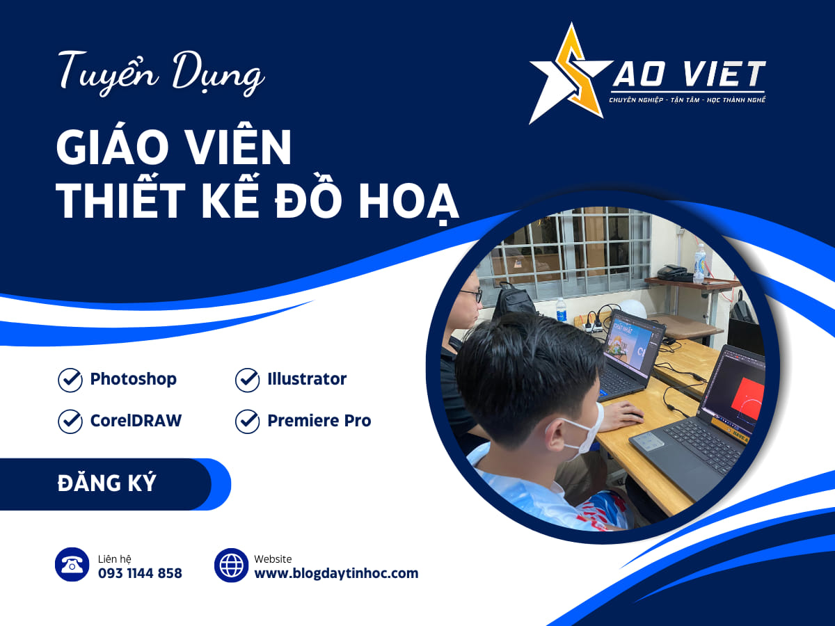 Tuyển dụng giáo viên dạy thiết kế đồ hoạ tại TPHCM