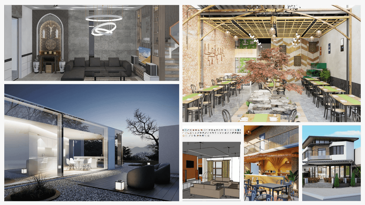 Thiết kế nội thất với Vray