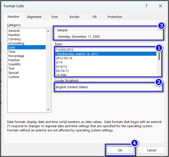 Bước 2: Xem kiểu định dạng