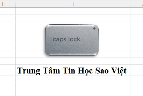 Cách 2: Nhấn phím Caps Lock