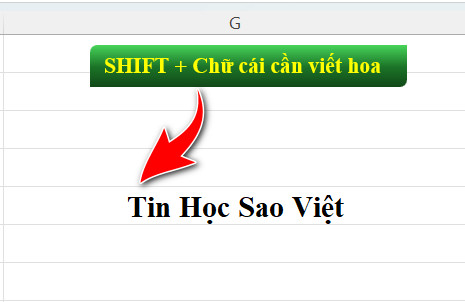 cách 1: Nhấn phím Shift