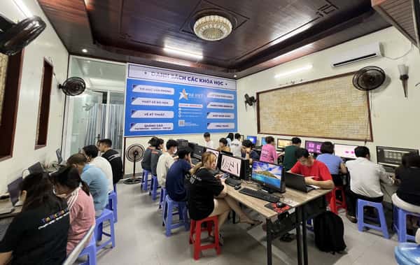 Hình ảnh đào tạo tại Trung Tâm Tin Học Sao Việt