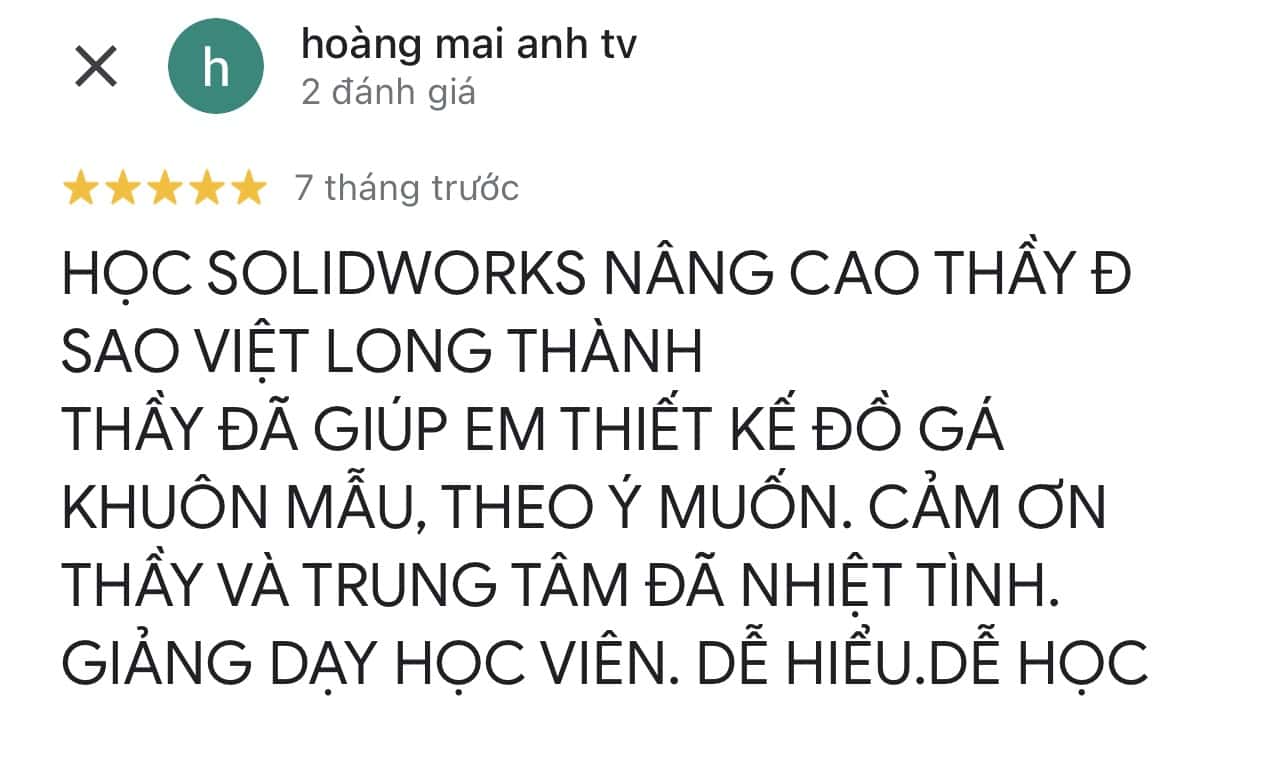 Hình 3: Cảm nhận của học viên sau khi hoàn thành khóa học tại Trung Tâm Tin Học Sao Việt.