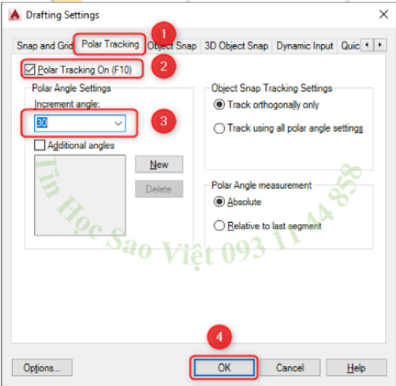 Thiết Lập Trông Số Polar Tracking