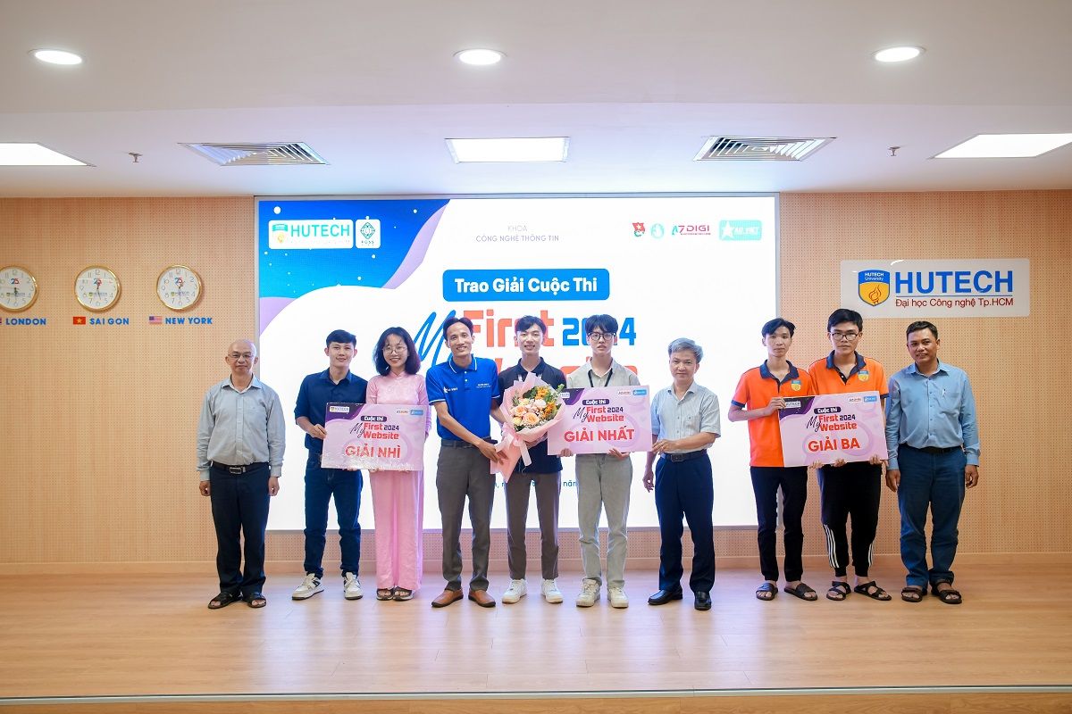 Trao giải nhất nhì ba