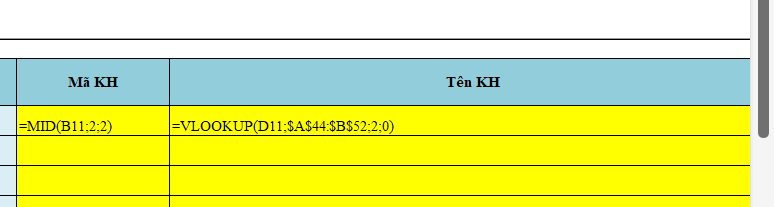 Hiển thị công thức