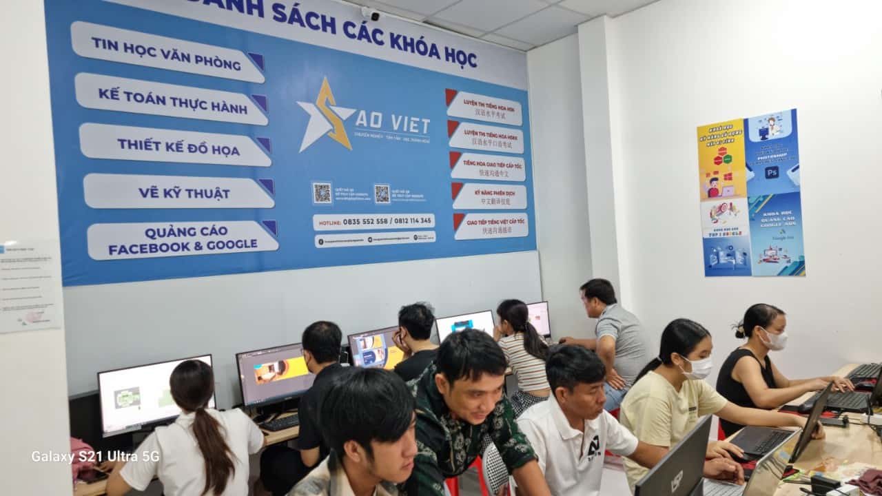 Trung tâm dạy thiết kế đồ họa ở Tân Uyên Bình Dương