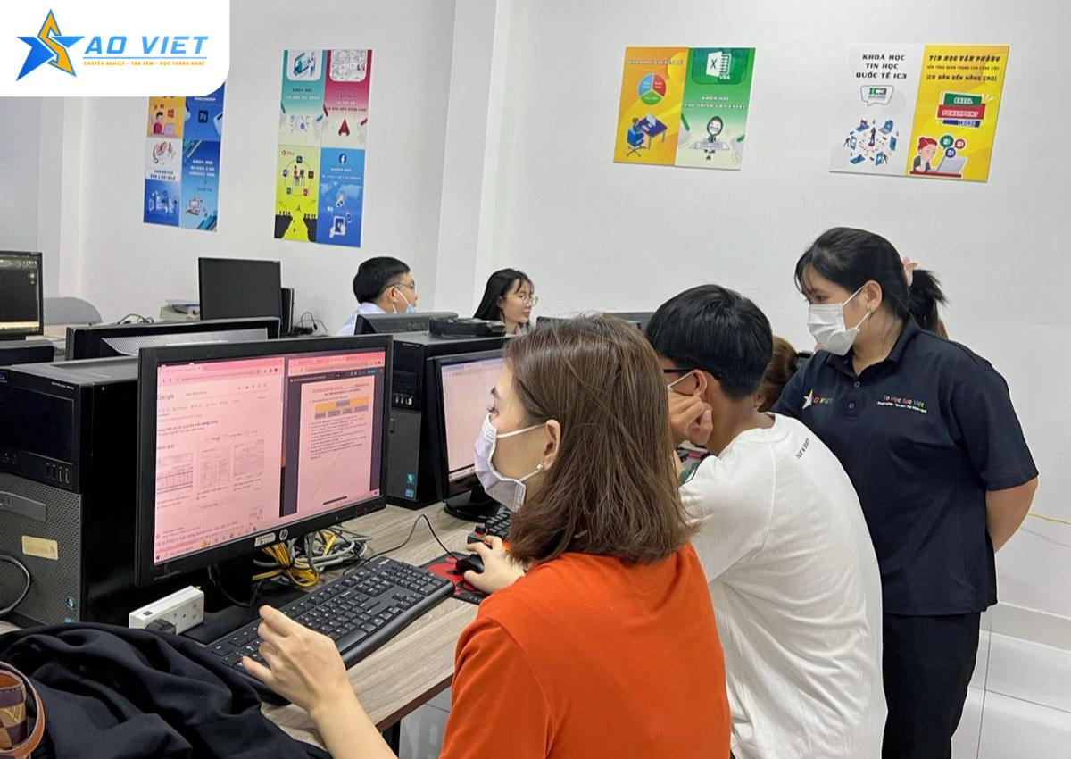 Kiến thức đạt được trong khóa học VBA Excel tại Tin Học Sao Việt Tân Bình 