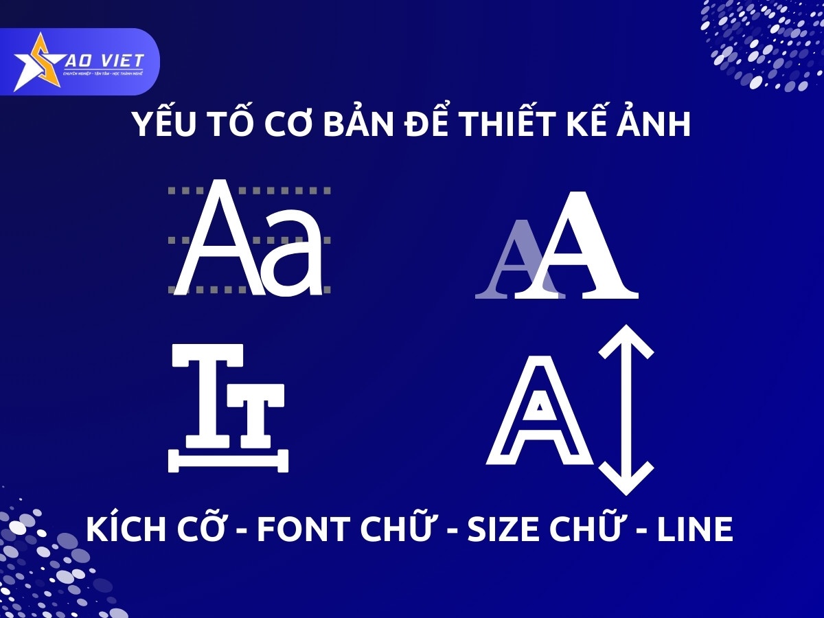 yếu tố kích cỡ font chữ size chữ trong thiết kế