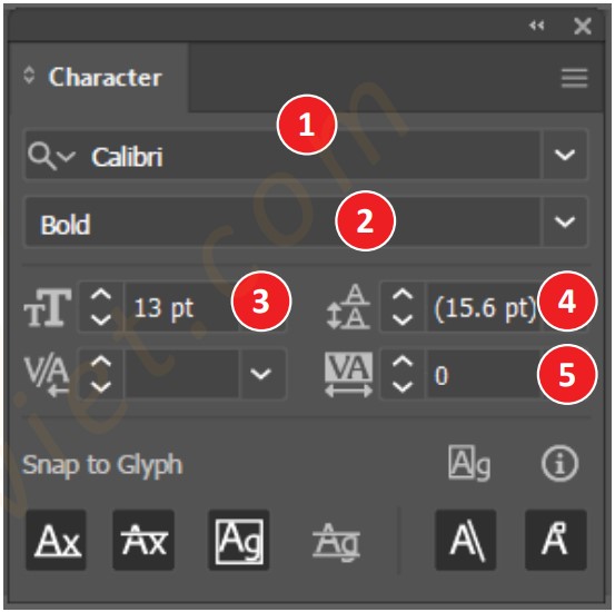 Tạo và tùy chỉnh Text trong Illustrator