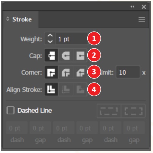 Stroke trong Illustrator
