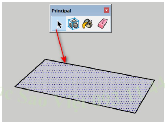Công cụ Select trong Principal