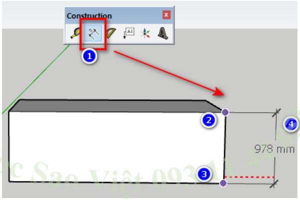 công cụ Dimension