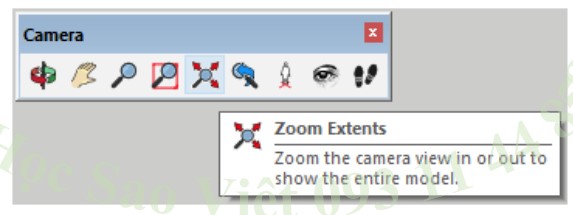 công cụ Zoom Extents