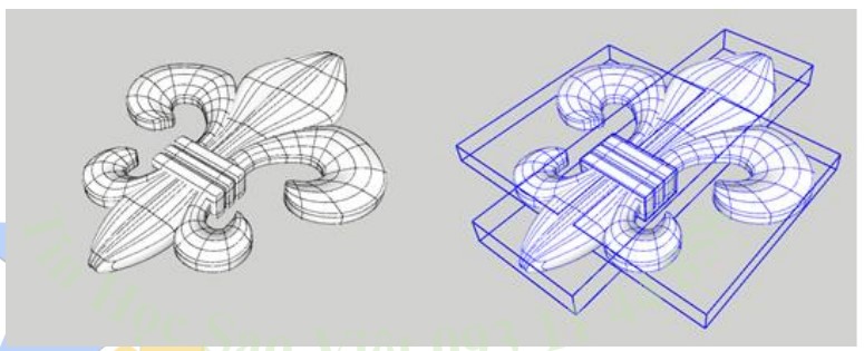 tạo và phá component trong sketchup