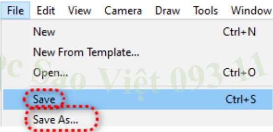 Cách Tạo Mới Project Trong SketchUp
