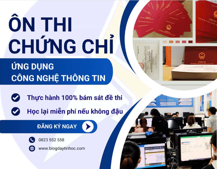 Ôn thi chứng chỉ tin học ở Vũng Tàu