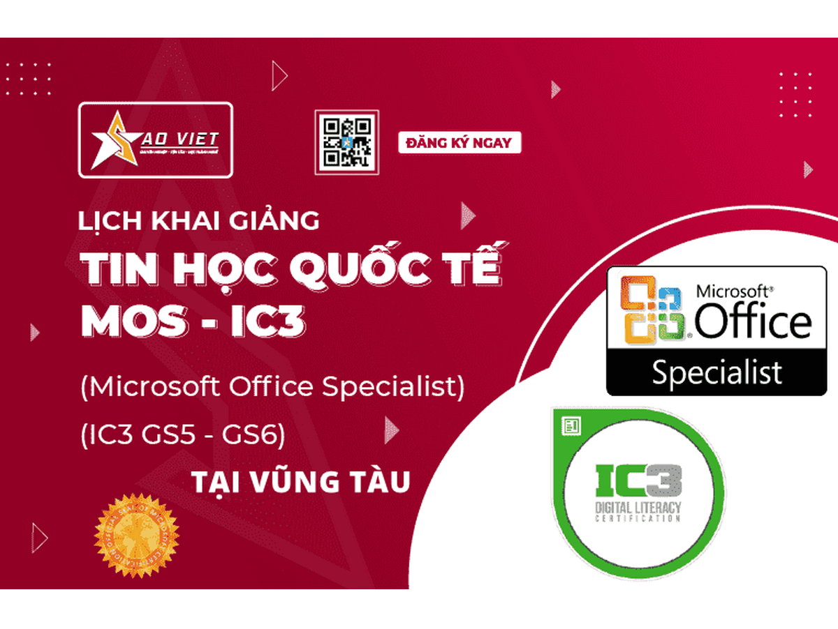 Luyện thi MOS Ở Vũng Tàu