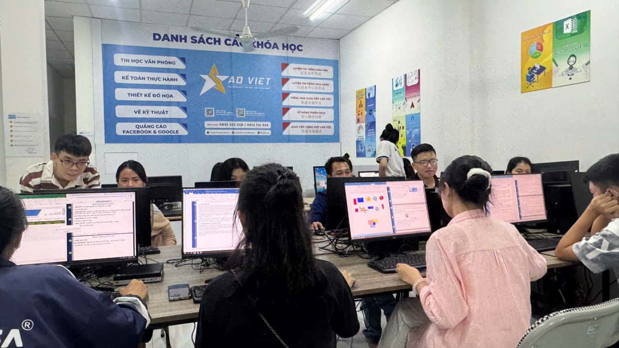 trung tâm đào tạo vi tính văn phòng tại Quận 7