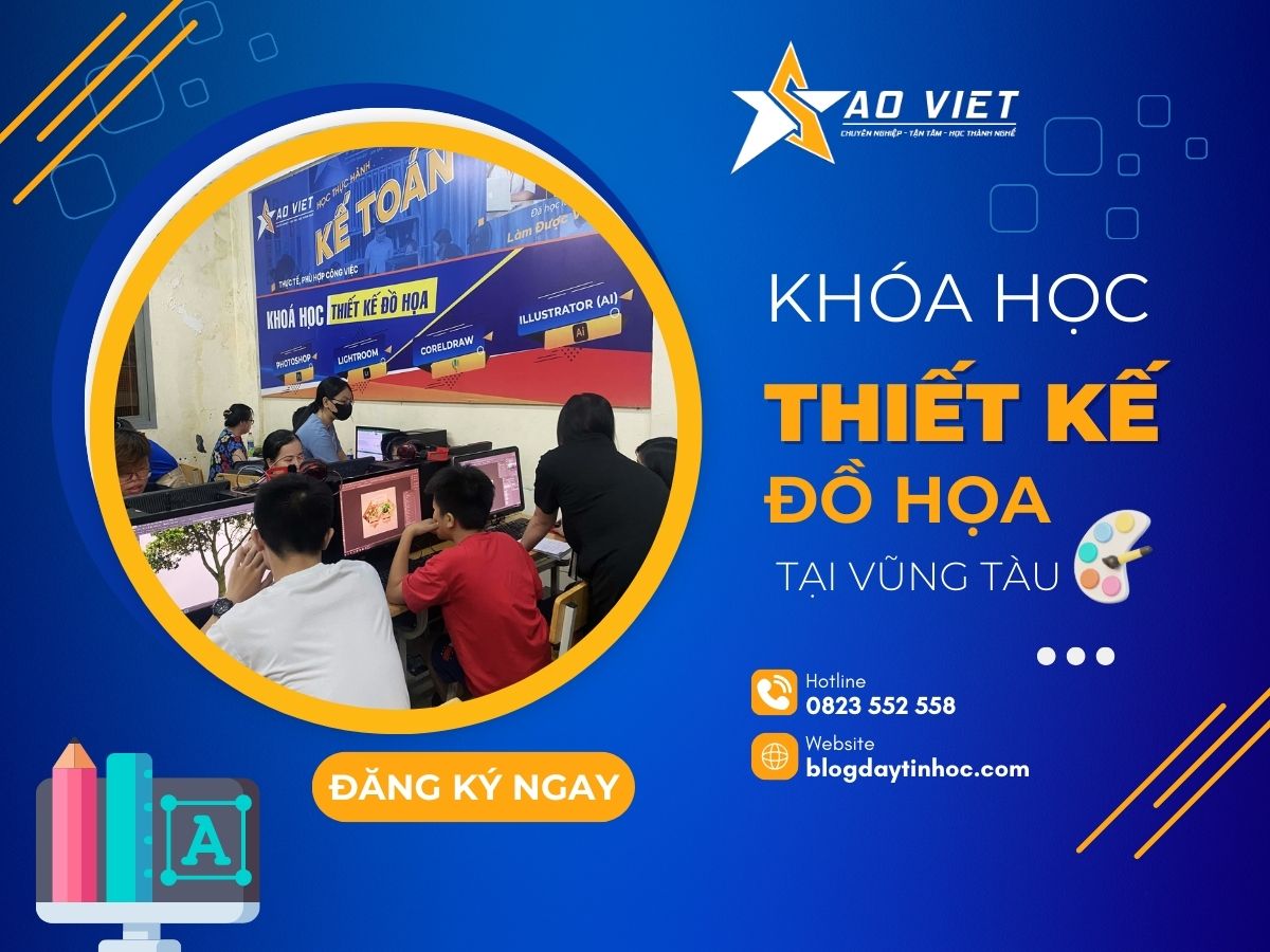 học thiết kế đồ họa ở vũng tàu