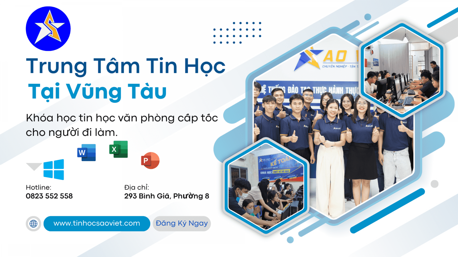 Khóa học vi tính văn phòng tại Vũng Tàu