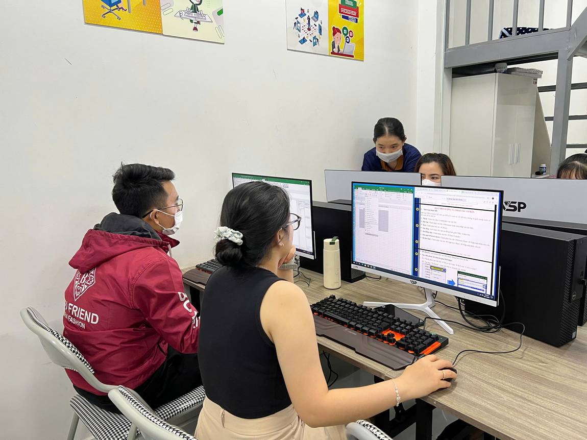 khóa học excel tại bình tân