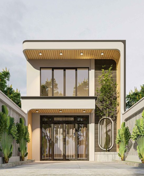 học viên render nhà 3D trong khóa học Sketchup