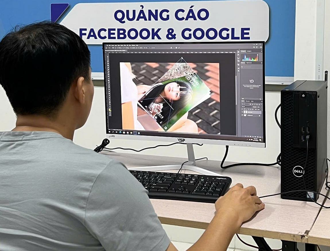 nội dung trong khóa học photoshop tại bình tân