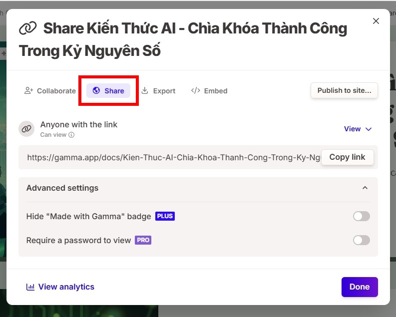 share
