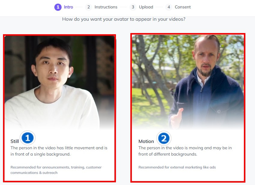 Chọn Style cho người trong Video