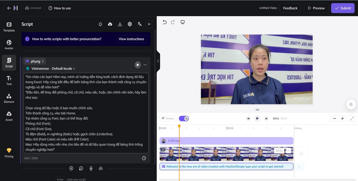 Thêm phụ đề cho Video